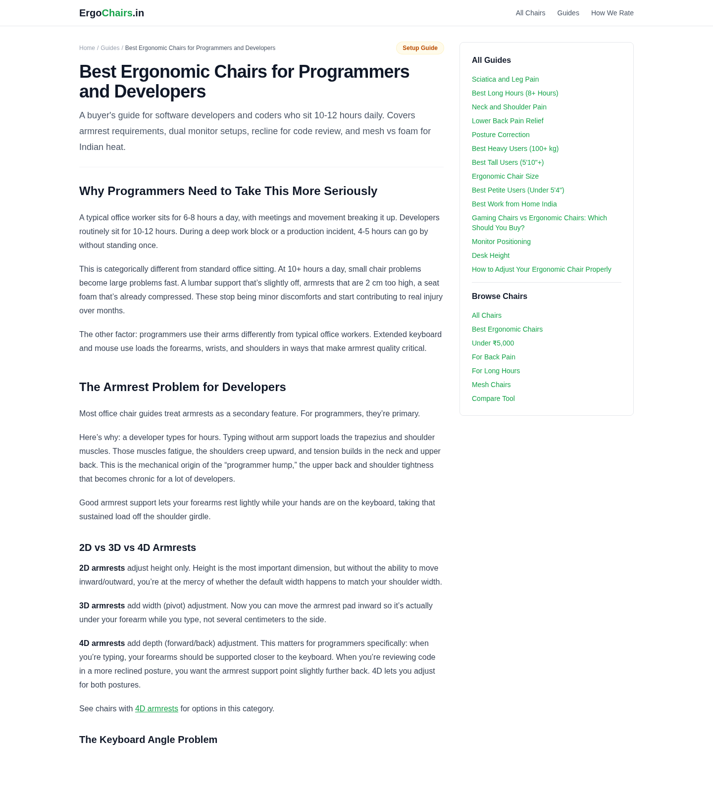 Programmers guide preview from ErgoChairs captured on March 15, 2026